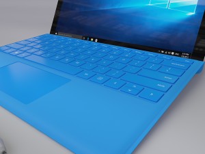 microsoft surface pro 4 type covers pen all 5 3D-Modell