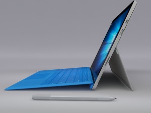 microsoft surface pro 4 type covers pen all 5 3D-Modell