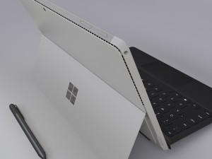 microsoft surface pro 4 type covers pen all 5 3D-Modell