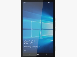 microsoft lumia 950 xl black 3D 模型