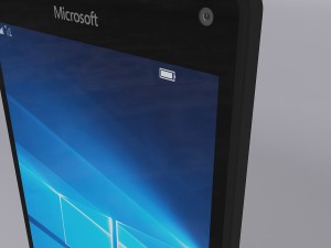 microsoft lumia 950 xl black 3D 模型