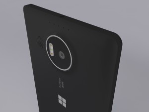 microsoft lumia 950 xl black 3D 模型