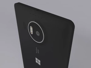 microsoft lumia 950 xl black 3D Model