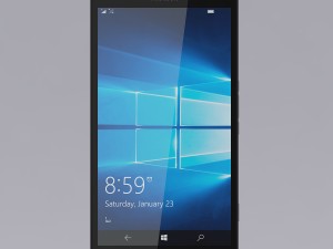 microsoft lumia 950 xl white 3D Model