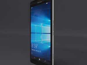 microsoft lumia 950 xl white 3D Model