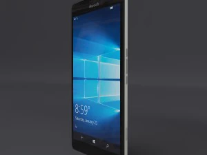 microsoft lumia 950 xl white 3D Model