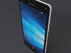 microsoft lumia 950 xl white 3D Model