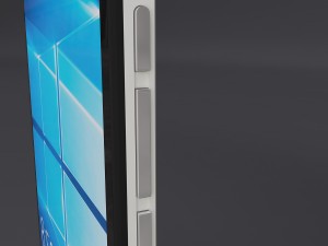 microsoft lumia 950 xl white 3D Model