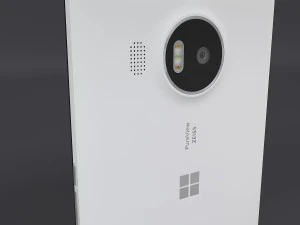 microsoft lumia 950 xl white 3D Model