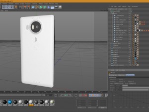 microsoft lumia 950 xl white 3D Model