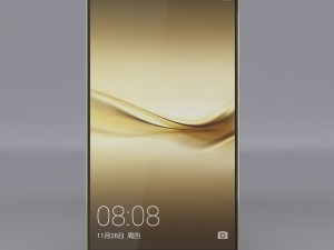 huawei mate 8 gold 3D Модель
