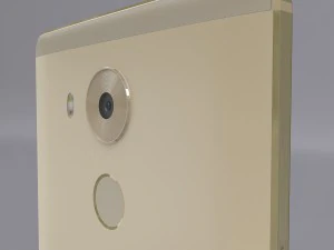 huawei mate 8 gold 3D Model