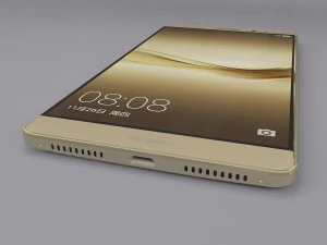 huawei mate 8 gold 3D Model