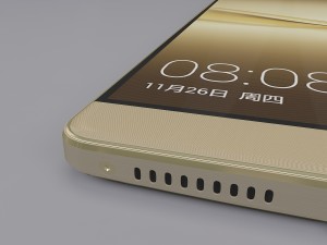 huawei mate 8 gold 3D Модель