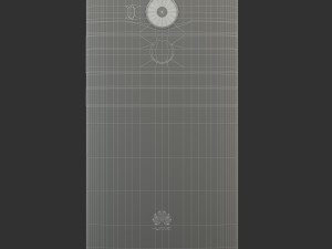 huawei mate 8 gold 3D Модель