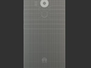 huawei mate 8 gold 3D Model