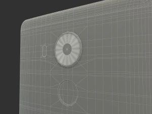 huawei mate 8 gold 3D Model