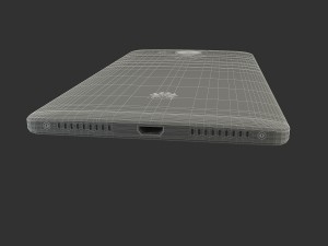 huawei mate 8 gold 3D Модель