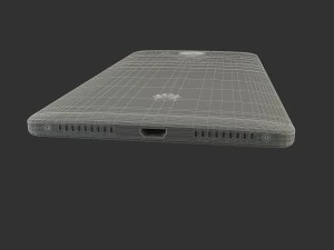 huawei mate 8 gold 3D Model