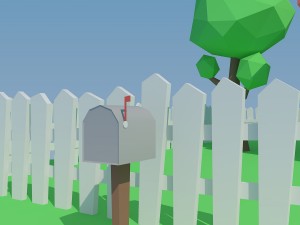 low poly house 3D Model