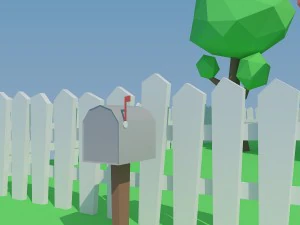 low poly house 3D Model