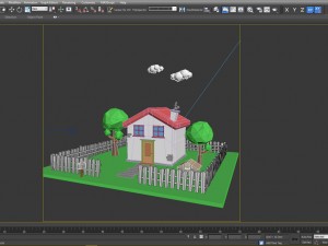 low poly house 3D Model