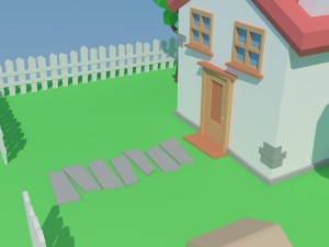 low poly house 3D Model