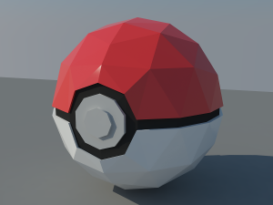 pokemon go ball 3D Model