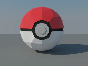 pokemon go ball 3D Model