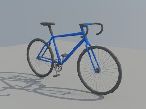 low poly bike 3D Модель