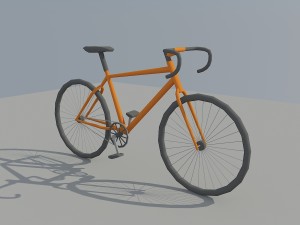 low poly bike 3D Модель