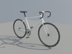 low poly bike 3D Модель