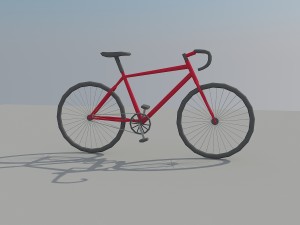 low poly bike 3D Модель
