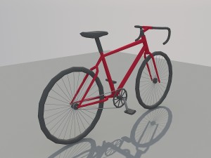 low poly bike 3D Модель