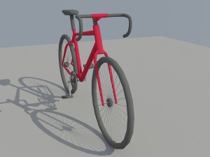 low poly bike 3D Модель