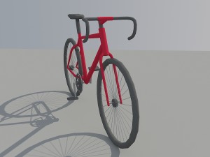 low poly bike 3D Модель