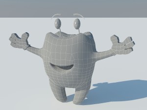 cartoon tooth 3D 모델