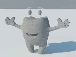 cartoon tooth 3D Model