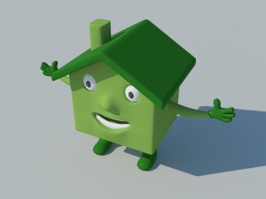 cartoon house Modelo 3D