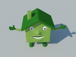 cartoon house Modelo 3D