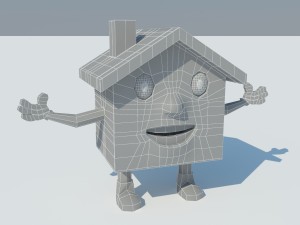 cartoon house Modelo 3D