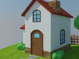 низькополянський будинок 5 3D Модель