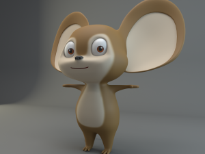 cartoon mouse 3D 模型