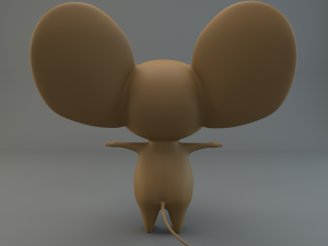 cartoon mouse 3D 模型