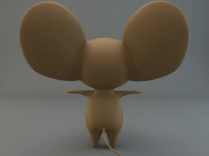 cartoon mouse 3D Model