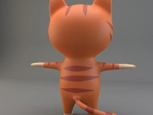 cartoon cat 3D Model