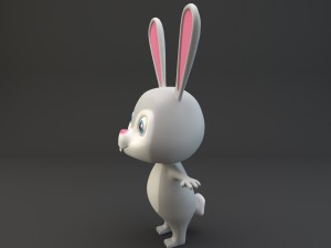 cartoon rabbit Model 3D