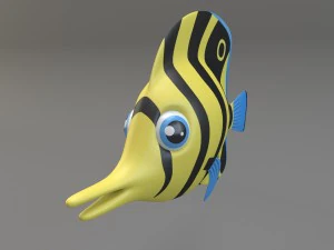 cartoon fish 3D Model