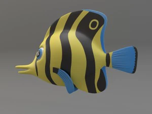 cartoon fish 3D Model
