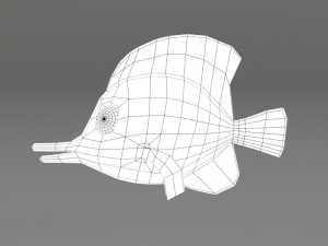 cartoon fish Modelo 3D